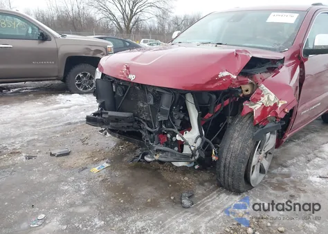 2015 Jeep Grand Cherokee Overland из США, поврежденный, VIN 1C4RJFCT4FC692283